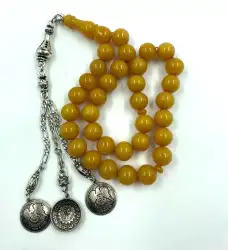 Rosary 33 Beads Musky Tasbih Prayer Tasbih Islamic Misbaha Handmade 60 gr