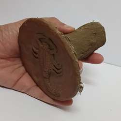 Pharaonic Scorpion Stone Seal – Hand Carved Ancient Replica Collectible Stamp