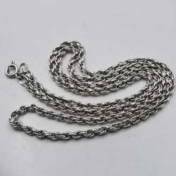 Vintage Beautiful  Jewelry Chain, 925 Sterling Silver, Signed  13,43g