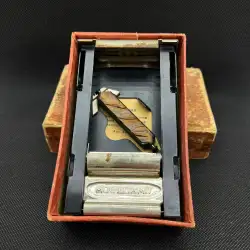 1956 Vintage USSR Mocwtamn Rare Machine Sharpener Razor Blade Original Box