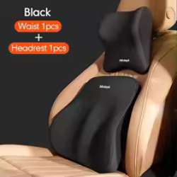 New Car Lumbar Support Pillow Memory FoamAuto Neck Pillow Waist