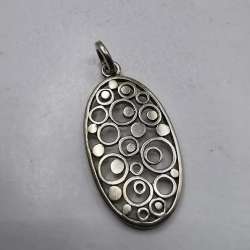 Vintage Pendant 925 Sterling Silver Jewelry, Handmade  3,80g