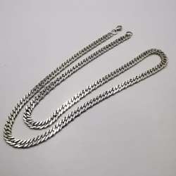 Vintage Beautiful  Jewelry Chain, 925 Sterling Silver, Signed  20g