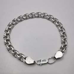 Vintage Beautiful Bracelet Jewelry,925 Sterling Silver,Handmade  17,04g