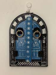 Handcrafted Tunisian Wall Hanging with Mirror