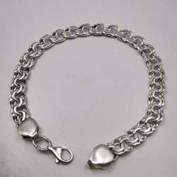 Vintage Beautiful Bracelet Jewelry,925 Sterling Silver,Handmade  14,16g