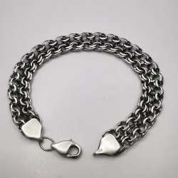 Vintage Beautiful Bracelet Jewelry,925 Sterling Silver,Handmade  28,54g