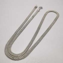 Vintage  Beautiful  Jewelry Chain, 925 Sterling Silver, Signed  5,83g