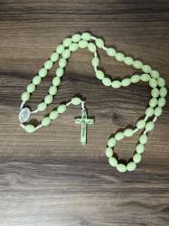 Luminous Catholic Rosary Beads with Crucifix – Glow in the Dark