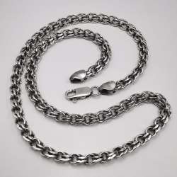 Vintage  Beautiful  Jewelry Chain, 925 Sterling Silver, Signed 45,42g