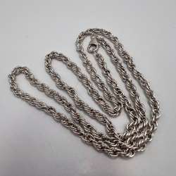 Vintage Necklace Chain Sterling Silver 925 Jewelry Men's Women's Marked 18.04gr