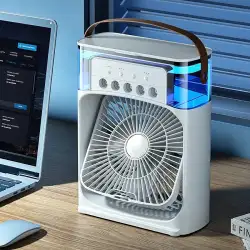 New 3 In 1 Fan AIr Conditioner Household Small Air Cooler LED Night Light Portab