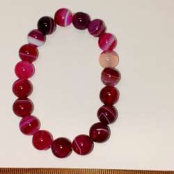 Madagascar Agate Necklace/Bracelet (18 Beads, 8mm)