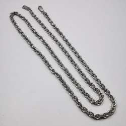 Vintage  Beautiful  Jewelry Chain, 925 Sterling Silver, Signed 26,58g