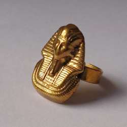 Egyptian Pharaoh Sphinx Ring – Handmade Adjustable Copper Antique Jewelry