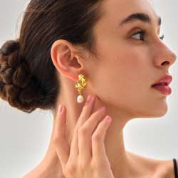 999 Pure Silver Chunky Knot Earrings | Modern Statement | High Quality Trendy