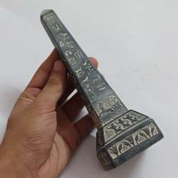 Pharaonic obelisk with hieroglyphs telling the glory of ancient Egypt's past