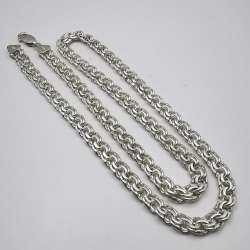 Vintage  Beautiful  Jewelry Chain, 925 Sterling Silver, Signed 32,91g