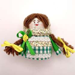Fine Ukrainian Traditional Ethnic Souvenir Handmade Desk Doll Gift from Ukraine