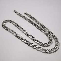Vintage  Beautiful  Jewelry Chain, 925 Sterling Silver, Signed 42,40g