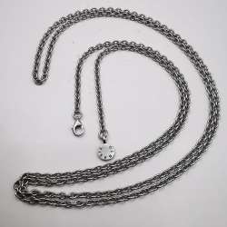Vintage  Beautiful  Jewelry Chain, 925 Sterling Silver, Signed 19,30g