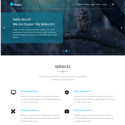 Kasper - HTML CSS Multi-Purpose Template for Your Creative Projects