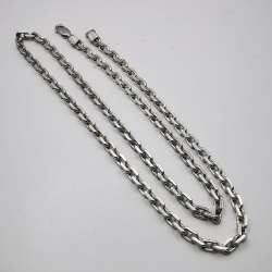 Vintage  Beautiful  Jewelry Chain, 925 Sterling Silver, Signed 39,77g