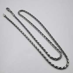 Vintage  Beautiful  Jewelry Chain, 925 Sterling Silver, Signed 14,15g