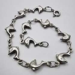 Vintage Beautiful Bracelet Jewelry,925 Sterling Silver, Handmade  3,28g