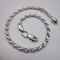 Vintage Beautiful Bracelet Jewelry,925 Sterling Silver, Handmade  6,79g