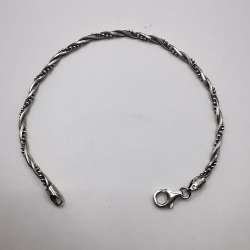 Vintage Beautiful Bracelet Jewelry,925 Sterling Silver, Handmade  5,11g