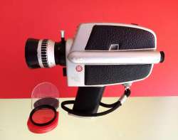 Vintage Design / Bauer Super C 3. Super 8 Movie Camera / good condition.