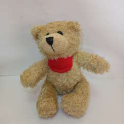 Fleurop Teddy Bear Plush Stuffed Animal Soft Brown Mini Cute Kids Toy Gift