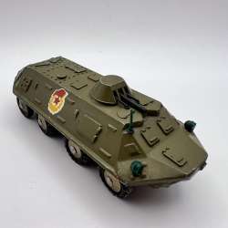 1970 Vintage USSR Retro Military Vehicle Toy Model Tank BTR-60 Metal Scale 1/43