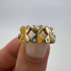 New 14K Solid Gold Butterfly Ring Women’s Jewelry Band 1.9g Made in Italy Size 6