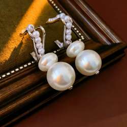Namestini women's earrings in silver color vintage mexican jewelry accessories