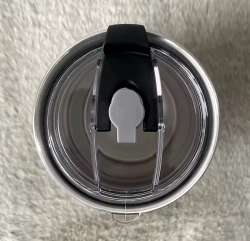 Stainless Steel Oman Logo Cup 345ml with Lid – Outdoor Camping Coffee Mug