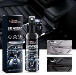 Car Interior Restorer Spray (100ml)- Dashboard & Seat Cleaner, Helps Remove Stai