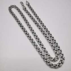 Vintage  Beautiful  Jewelry Chain, 925 Sterling Silver, Signed 29,62g