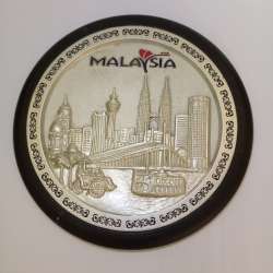 Malaysia Souvenir Kuala Lumpur Petronas Twin Towers KL Tower Metal Plastic Decor