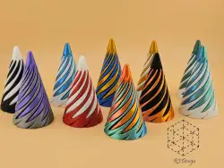 Impossible Passthrough Cone – Set of 20 (Multicolor) toy for kids