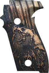 New SIG SAUER P228 p229 Turkish Pistol Grip handmade craved Lamine wood rare10