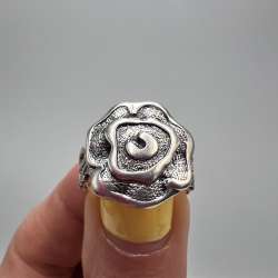 Vintage Handmade Ring Sterling Silver 925 Jewelry Women's Beautiful Stamp Size 7