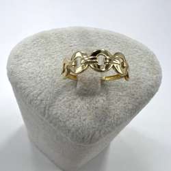 14K yellow gold ring with a delicate and elegant design beautiful gift