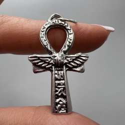 Vintage Ukraine Pendant Icon Cross Sterling Silver 925 Jewelry Gift Women's Men'