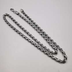 Vintage  Beautiful  Jewelry Chain, 925 Sterling Silver, Signed 18,32g