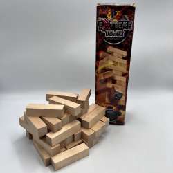Vintage USSR Toys Game Children Extreme Tower Wood Gift Original Box Collection