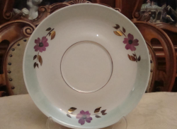 Vintage Dulevo USSR Hand Painted Porcelain Plate Marked Floral Pattern 17 Cm