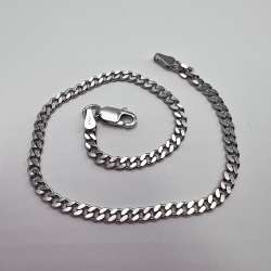 Elegant Vintage Italian Bracelet 925 Sterling Silver Jewelry Marked 3.81 g