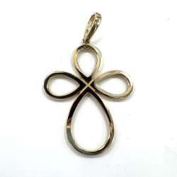 new 14K Yellow Gold Cross – delicate, lightweight, and timeless for all ages